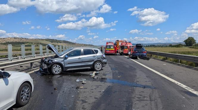 accident autostrada a1 cunta planul rosu interventie activat