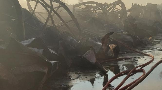 interventie pompieri depozitul afumati toata noaptea