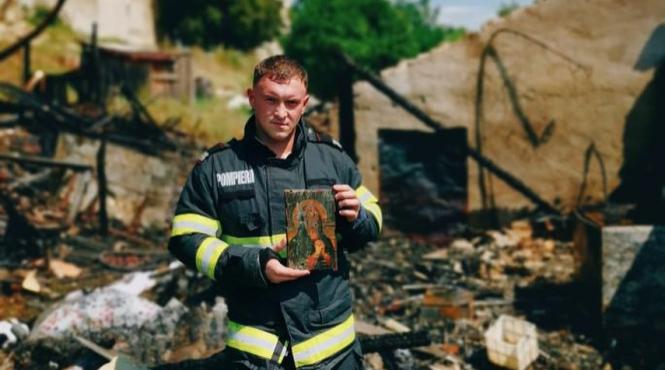icoana incendiu pompieri