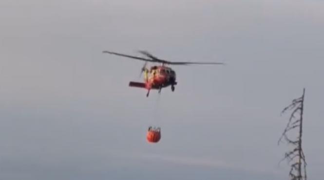 incendiu masiv baile olanesti elicopter interventie