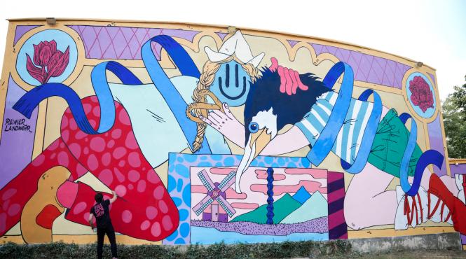 arta contemporana iese in strada la eforie sud