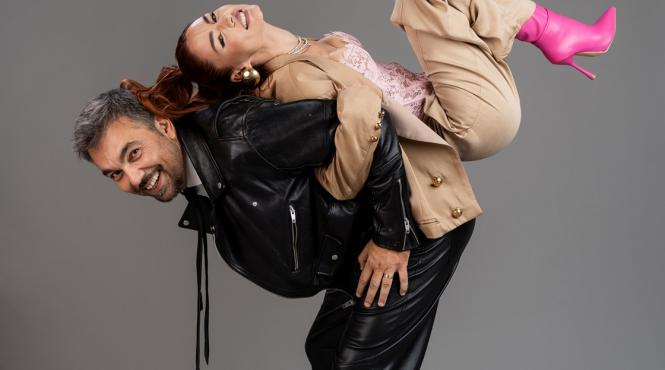 oana dragne si andreas petrescu aduc pe scena iumor rubrica ireal incepand din 7 septembrie de la 20 00 la antena 1 noi suntem prezentatorul de oscar si pitipoanca aterizata ca din senin