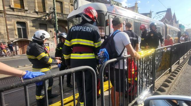tramvai accident timisoara femeie