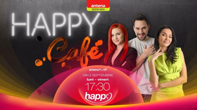 din 2 septembrie cristina ciobanasu ruxandra luca si vlad gherman aduc un nou sezon happy cafe la happy channel