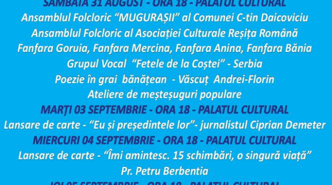 zilele palatului cultural din resita o saptamana de sarbatoare culturala si lansarea cartii eveniment a jurnalistului ciprian demeter eu si presedintele lor