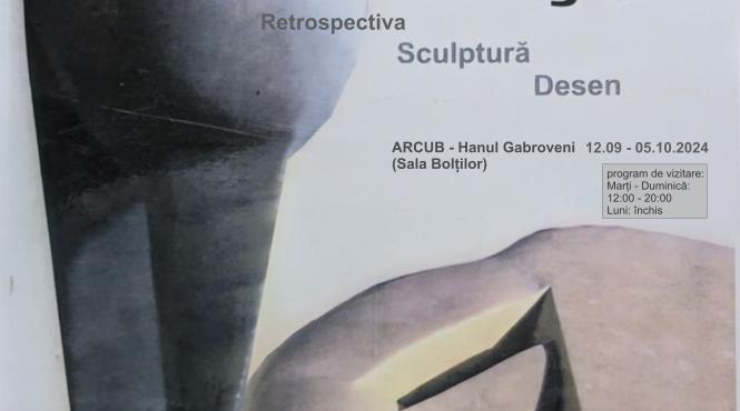 expozitia retrospectiva doru dragusin din 12 septembrie la arcub hanul gabroveni