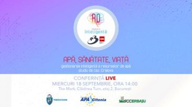 conferinta nationala romania inteligenta apa sanatate viata gestionare resurse apa