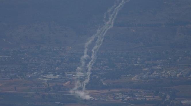 peste o suta de rachete au fost lansate din liban catre israel