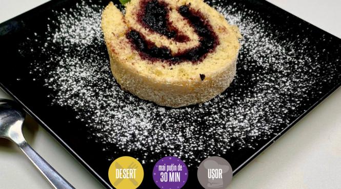 reteta rulada gem pufoasa fara praf copt