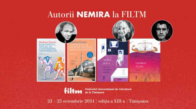 mathias enard nora iuga si george state invitati speciali la festivalul international de literatura de la timisoara filtm