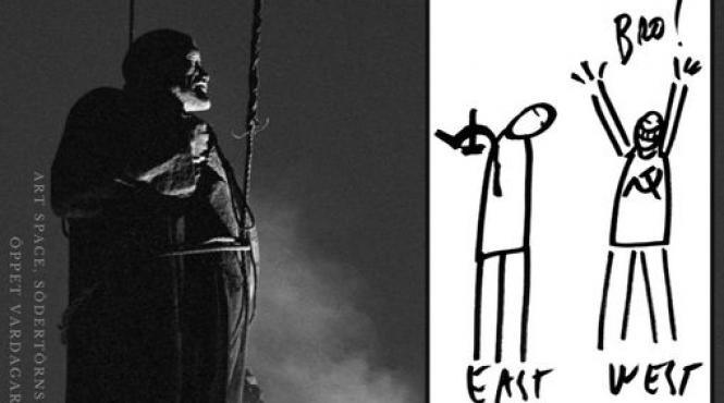 expozitie andrei pandele si dan perjovschi la art space sodertorn din stockholm