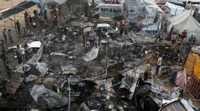 atac israel fasia gaza decese tabara refugiati