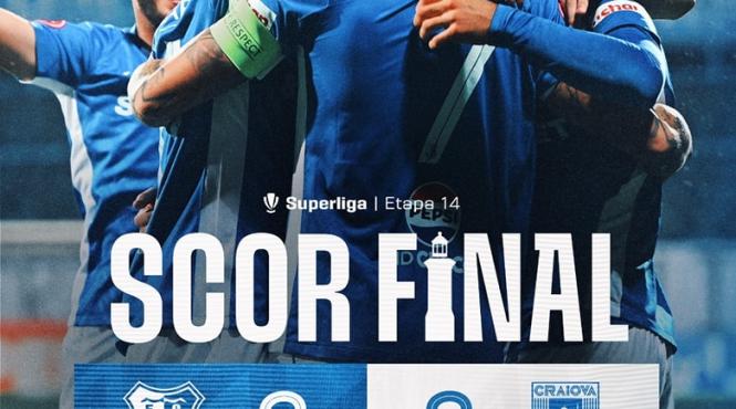 universitatea craiova pierde farul mentine petrolul locul 2