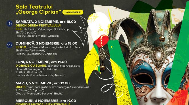 festivalul saptamana teatrului tanar organizat de teatrul george ciprian va avea loc intre 2 si 8 noiembrie 2024 la buzau