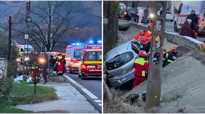 accident dn 7 la brezoi valcea