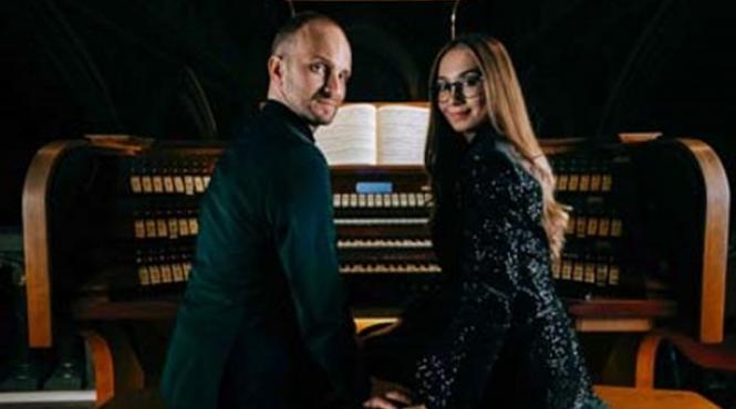 eduard antal si maria luisa andrici concert de orga la patru maini in cadrul turneului national orgile romaniei la ateneul roman pe 5 noiembrie