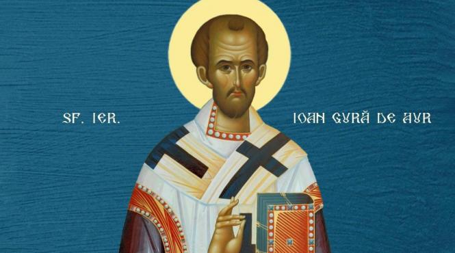 afantul ioan gura aur hrisostom sarbatoare 13 noiembrie rugaciune dascalul lumii