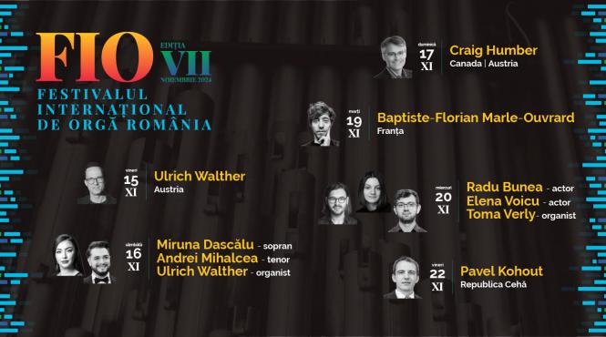 festivalul international de orga fio romania editia a vii a catedrala romano catolica sf iosif biserica romano catolica sacre coeur biblioteca academiei romane