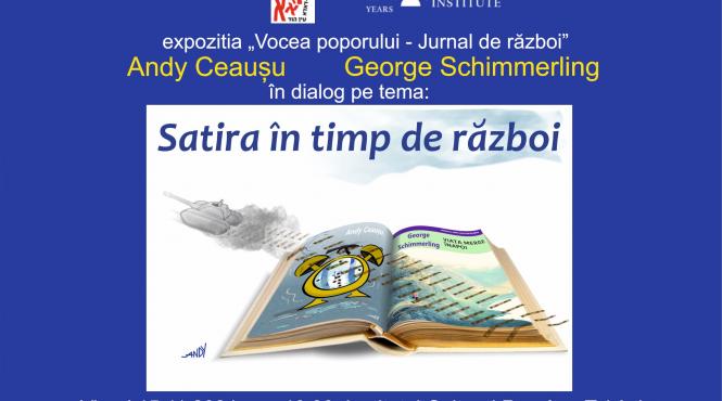 satira pe timp de razboi gallery talk la icr tel aviv