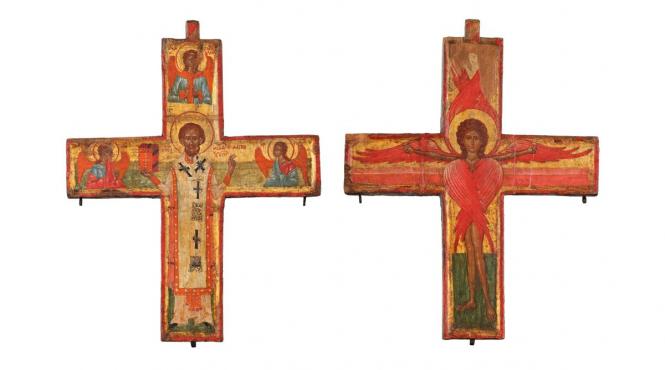vechi icoane romanesti din vremea voievoizilor in licitatie la artmark