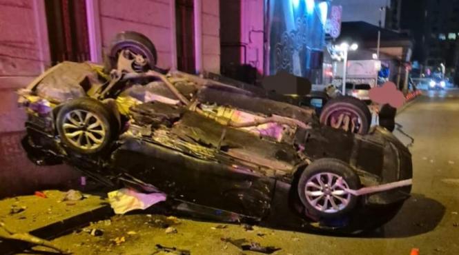 accident carambol 4 masini pitesti noaptea vineri sambata