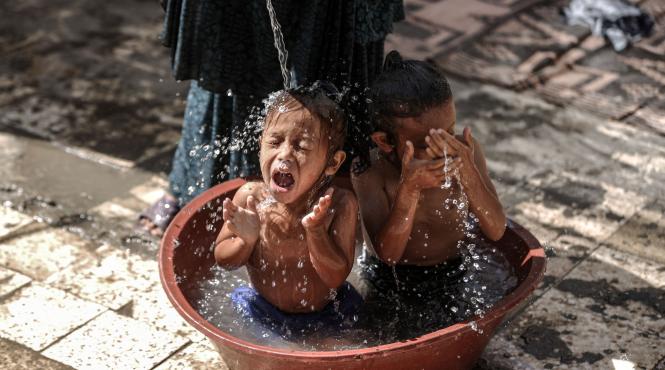 unicef crize climatice copii inundatii