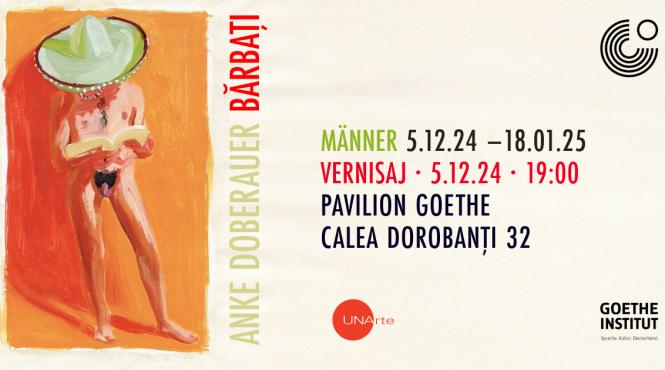 vernisaj expozitia barbati a artistei germane anke doberauer 22 de tablouri ce inverseaza raportul artist model
