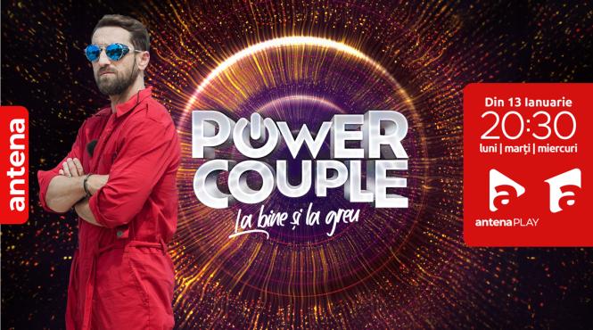 din 13 ianuarie cel de al doilea sezon power couple poate fi urmarit la antena 1 de trei ori pe saptamana