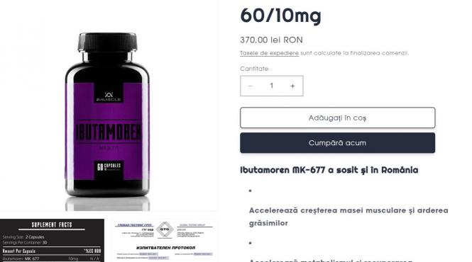 medicament experimental risc sanatate culturisti fitness ibutamoren