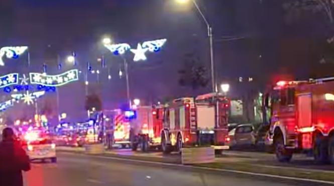 planul rosu la spitalul marie curie la fata locului sunt zeci de masini de interventie