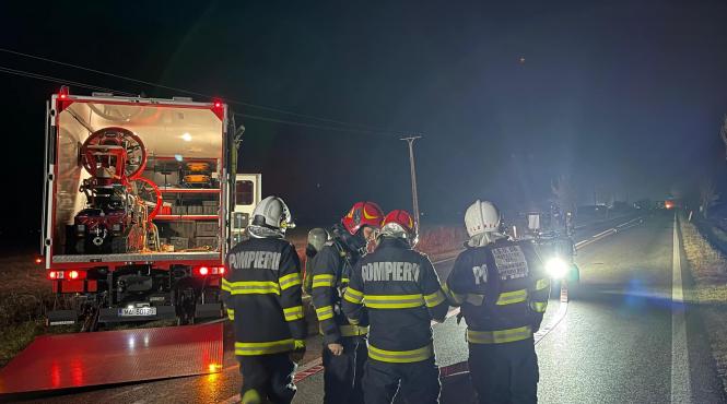 incendiu cisterne stins dambovita roboti racire