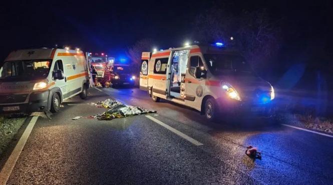 accident dn 14 localitatea brateiu judetul sibiu