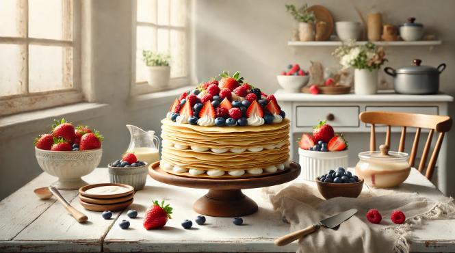 tort clatite desert spectaculos simplu imbina simplitate eleganta