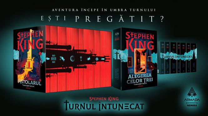 imprintul armada al editurii nemira deschide anul cu o editie de colectie a seriei emblematice turnul intunecat de stephen king