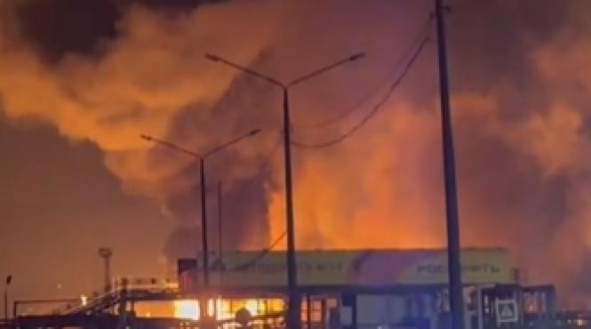 ucraina incendiat atac rafinarie petrol rusia