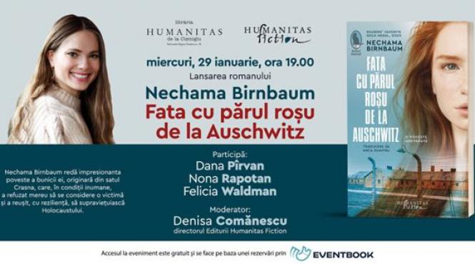 lansarea romanului fata cu parul rosu de la auschwitz de nechama birnbaum