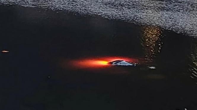 o masina a plonjat in olt doi adulti si un copil de 5 ani sunt resuscitati