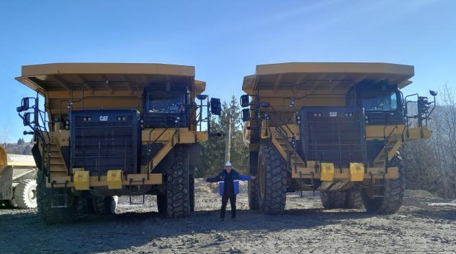 cupru min abrud cumparat cele mai mari camioane romania transport minereu