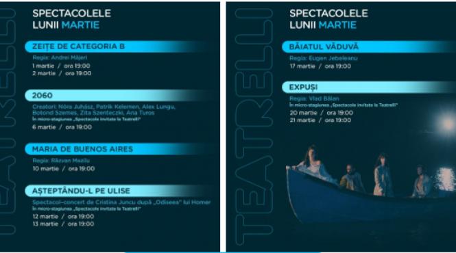 ce vezi in luna martie la teatrelli