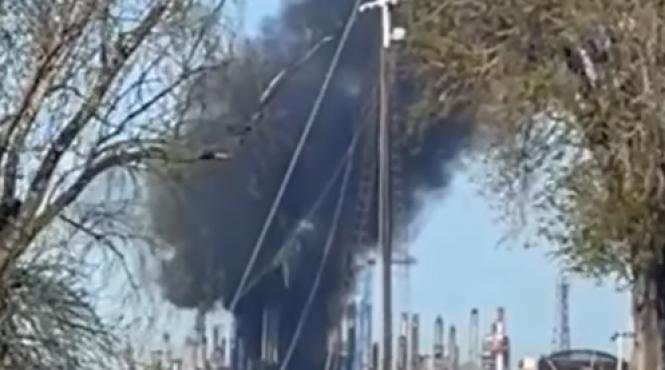 incendiu la rafinaria petromidia interventie de urgenta a pompierilor