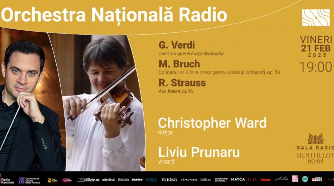 dirijorul britanic christopher ward si violonistul liviu prunaru invitati la sala radio