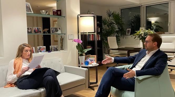 presedinta parlamentului european roberta metsola este laureata premiului timisoara pentru valori europene editia a ii a