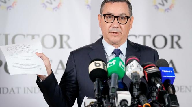 victor ponta alegeri prezidentiale 2025 turul 1