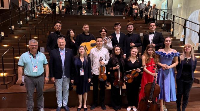 studenti ai universitatii nationale de muzica din bucuresti au cucerit inimile japonezilor la expozitia mondiala de la osaka 2025