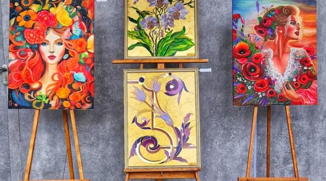 florile deschid cerul expozitie de pictura din seria expo art floralis la bucuresti