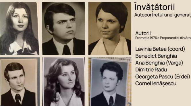 invatatorii autoportretul unei generatii o carte eveniment semnata de lavinia betea lansata la arad