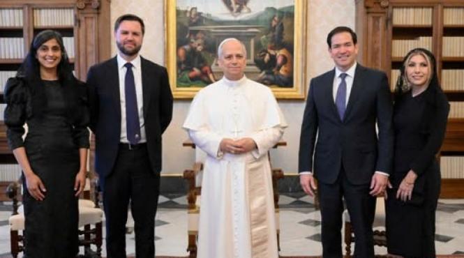 papa leon jd vance vatican