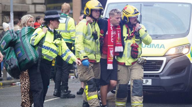 incident liverpool 27 persoane spitalizate