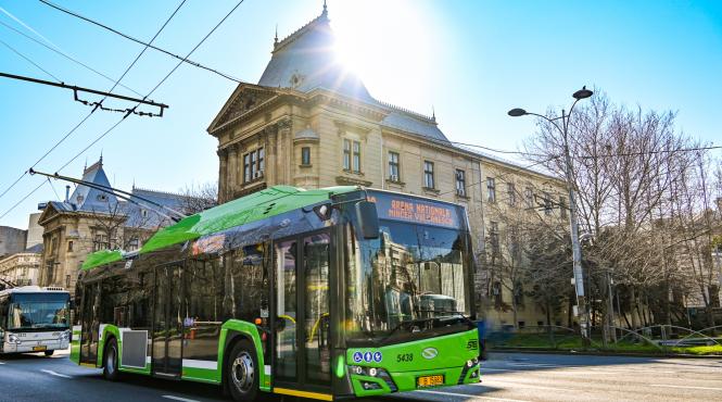 avarie blocare tramvaie troleibuze centrul bucurestiului