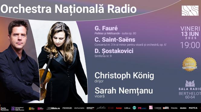 doua celebritati pe scena salii radio violonista sarah nemtanu si dirijorul christoph konig